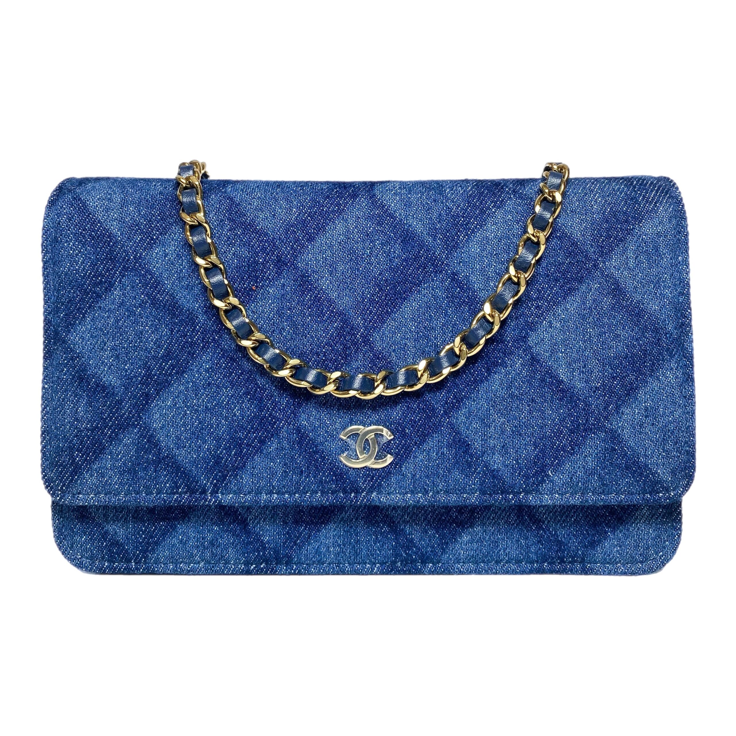 Chanel Flap Silver Crossbody Bag