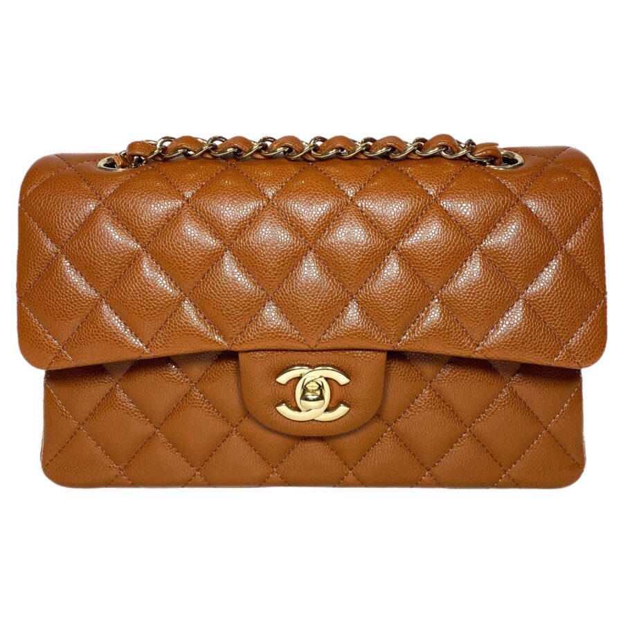 Chanel Brown Small Double Flap Bag | Studio Nafay