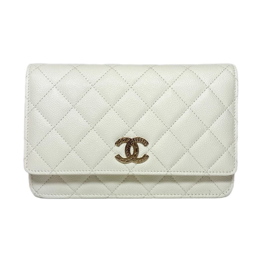 Chanel Flap Caviar Leather Gold Crossbody Bag | Studio Nafay