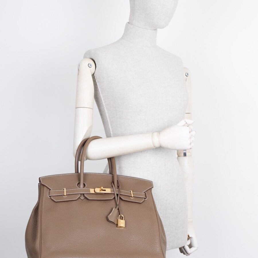 HERMES Birkin 35 Etoupe Clemence | Studio Nafay