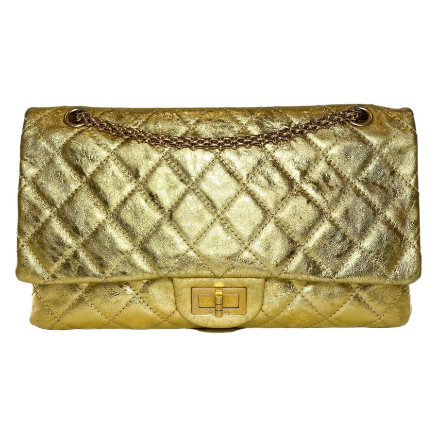 Chanel Metallic Gold Reissue Flap Bag | Studio Nafay