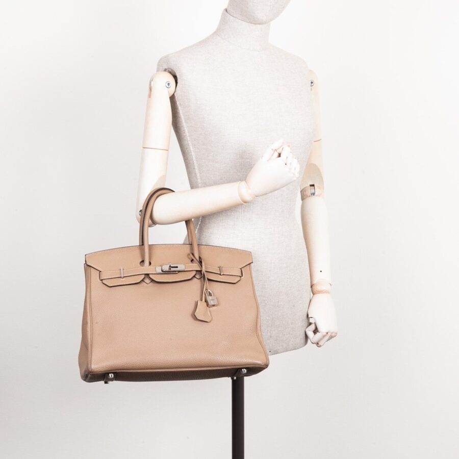HERMÈS Birkin 35 Clemence Gris Tourterelle | Studio Nafay