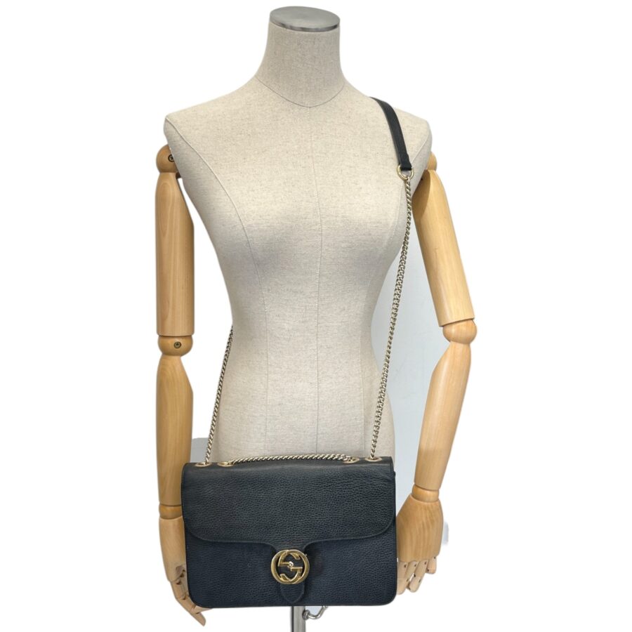 Women's Interlocking G Bag Black | Studio Nafay