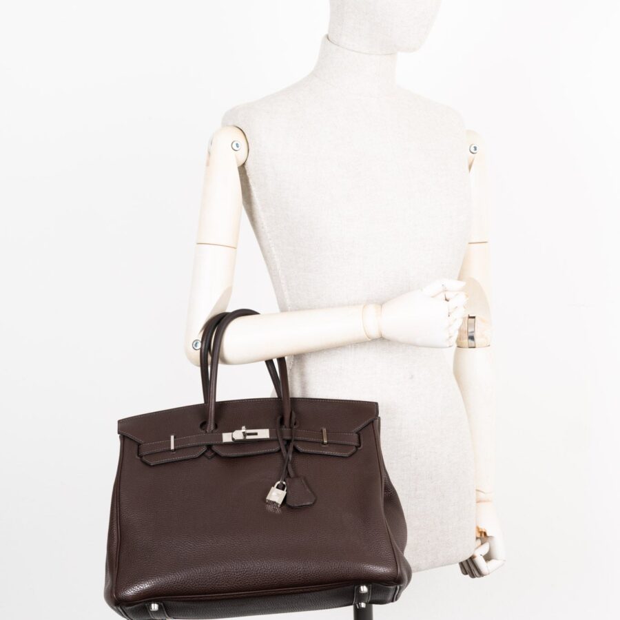 Hermes Birkin 35 Togo Chocolat | Studio Nafay