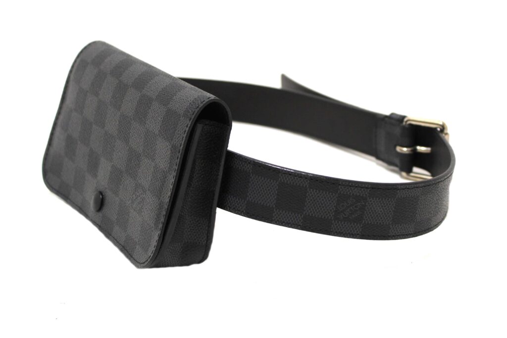 Louis Vuitton Damier Graphite Ceinture Pochette Homme Belt Bag Size 85/34 - Product Image 2