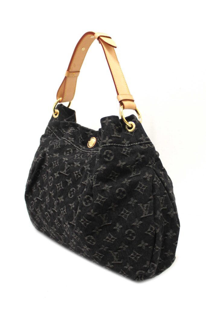 Louis Vuitton Black Monogram Denim Denim Daily PM Hobo Shoulder Bag - Product Image 2