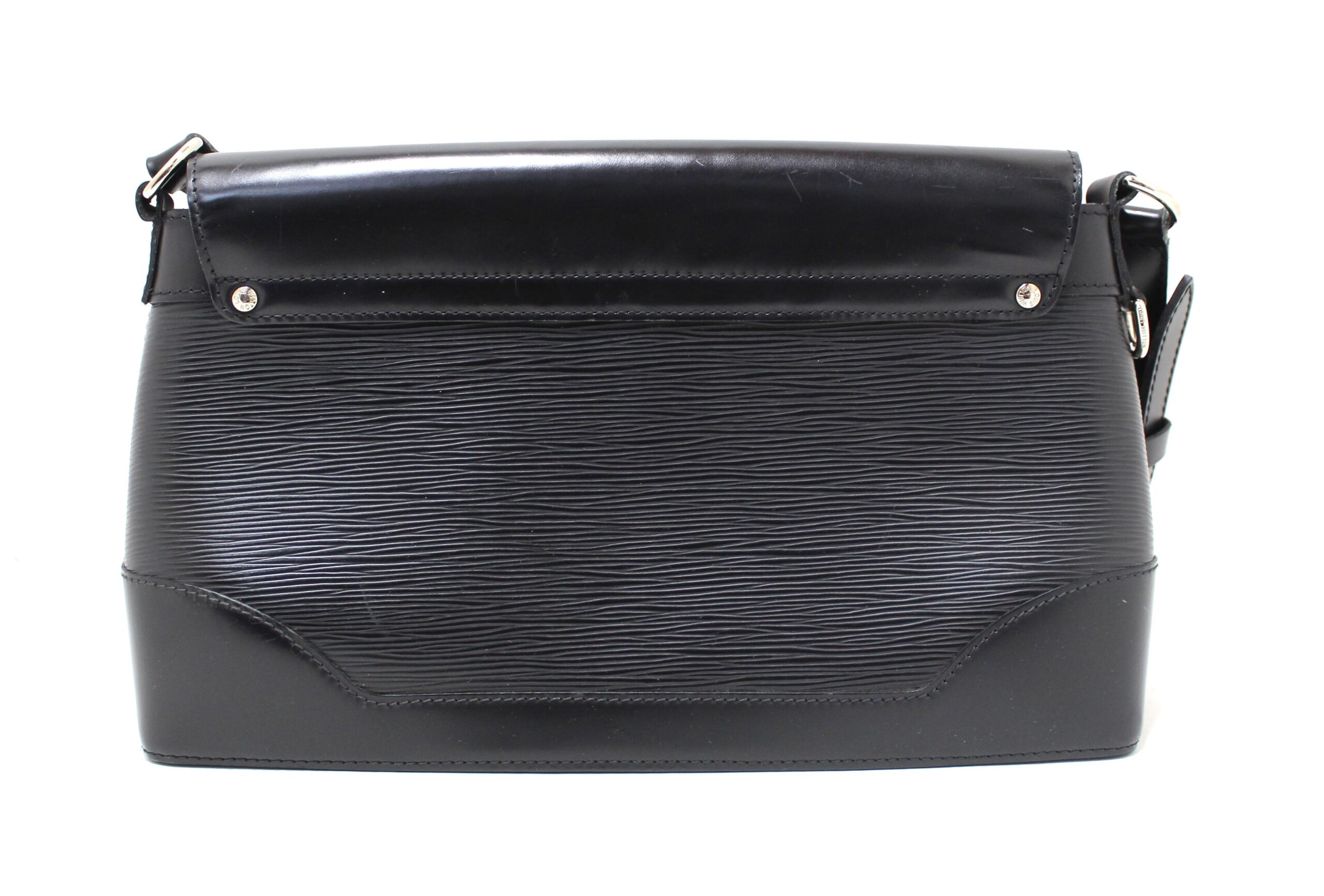 Louis Vuitton Black Epi Leather Bagatelle PM Shoulder Bag