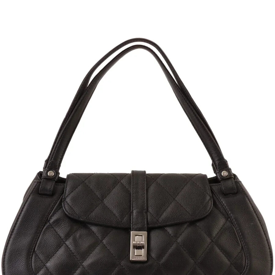 Chanel Around Made Caviar Skin. Shoulder Bag Black | Studio Nafay