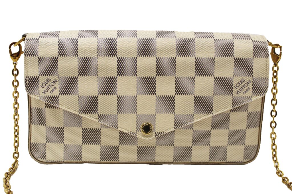 Louis Vuitton Damier Azur Felicie Pochette Crossbody Bag - Product Image 2