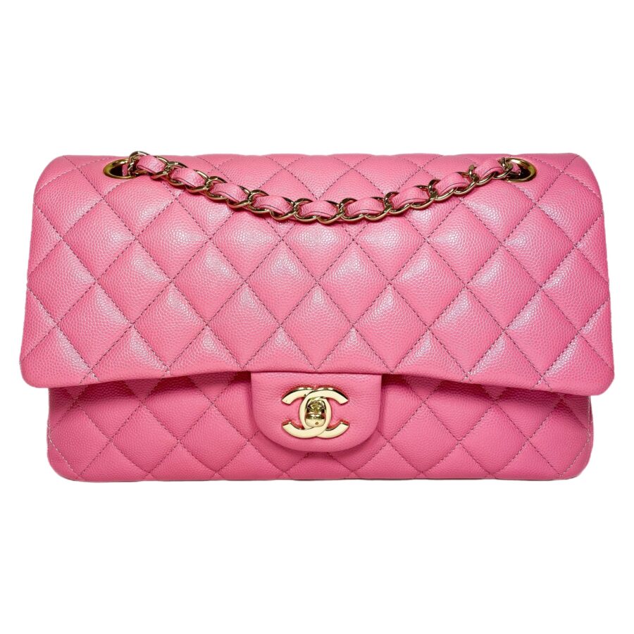 Chanel Pink Medium Double Flap Bag | Studio Nafay