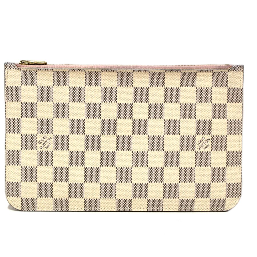 Louis Vuitton Damier Azur Canvas Neverfull Pouch Pochette | Studio Nafay