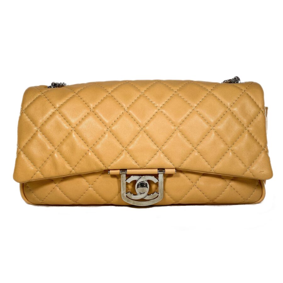 Chanel Beige Icons Secret Label Shoulder Bag | Studio Nafay