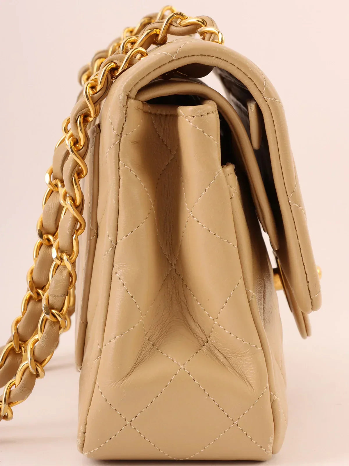 Chanel Around Made Classic New Chain Bag Cm Beige