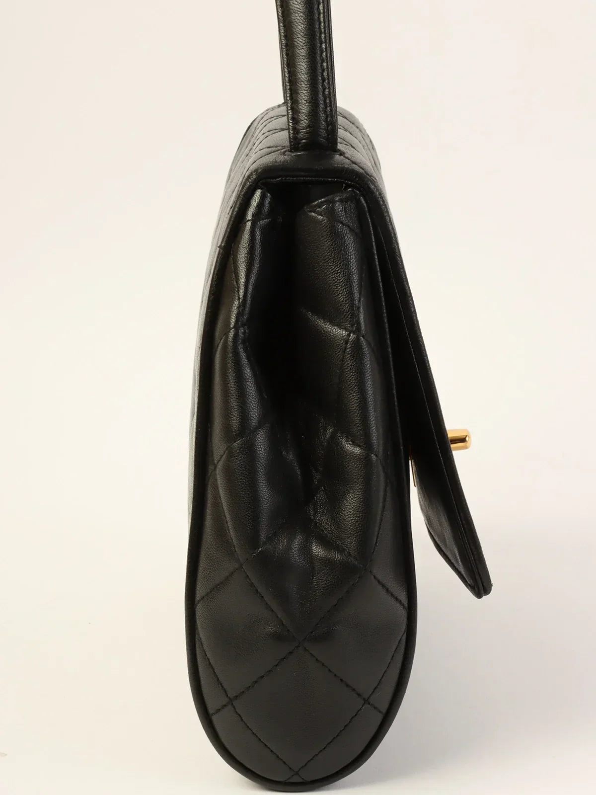 Chanel Around Made Turn-Lock Top Handle Bag Black