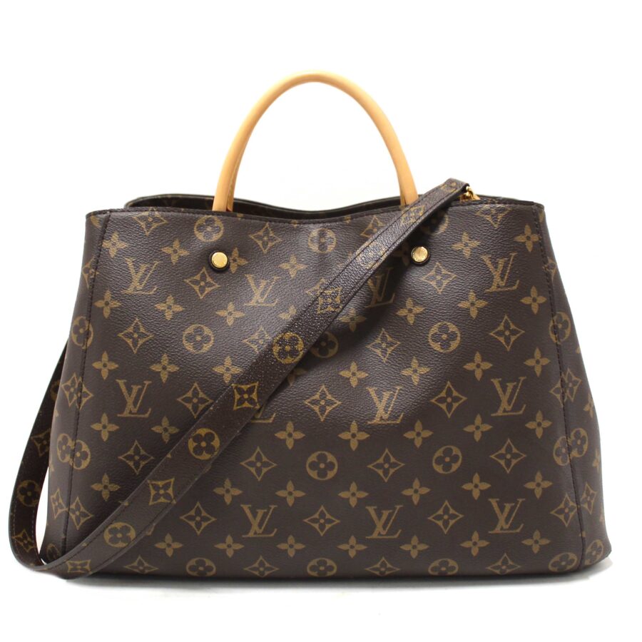 Louis Vuitton Classic Monogram Canvas Montaigne GM Handbag | Studio Nafay