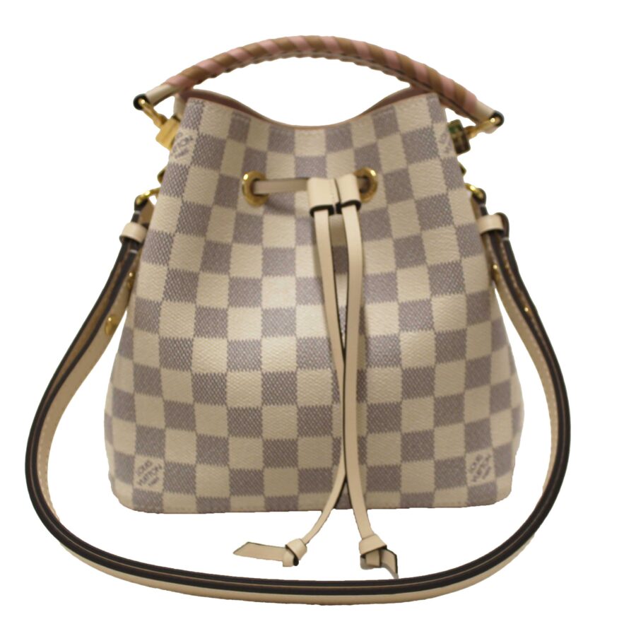 Louis Vuitton Damier Azur Canvas with Braided Handle NeoNoe BB Bag | Studio Nafay