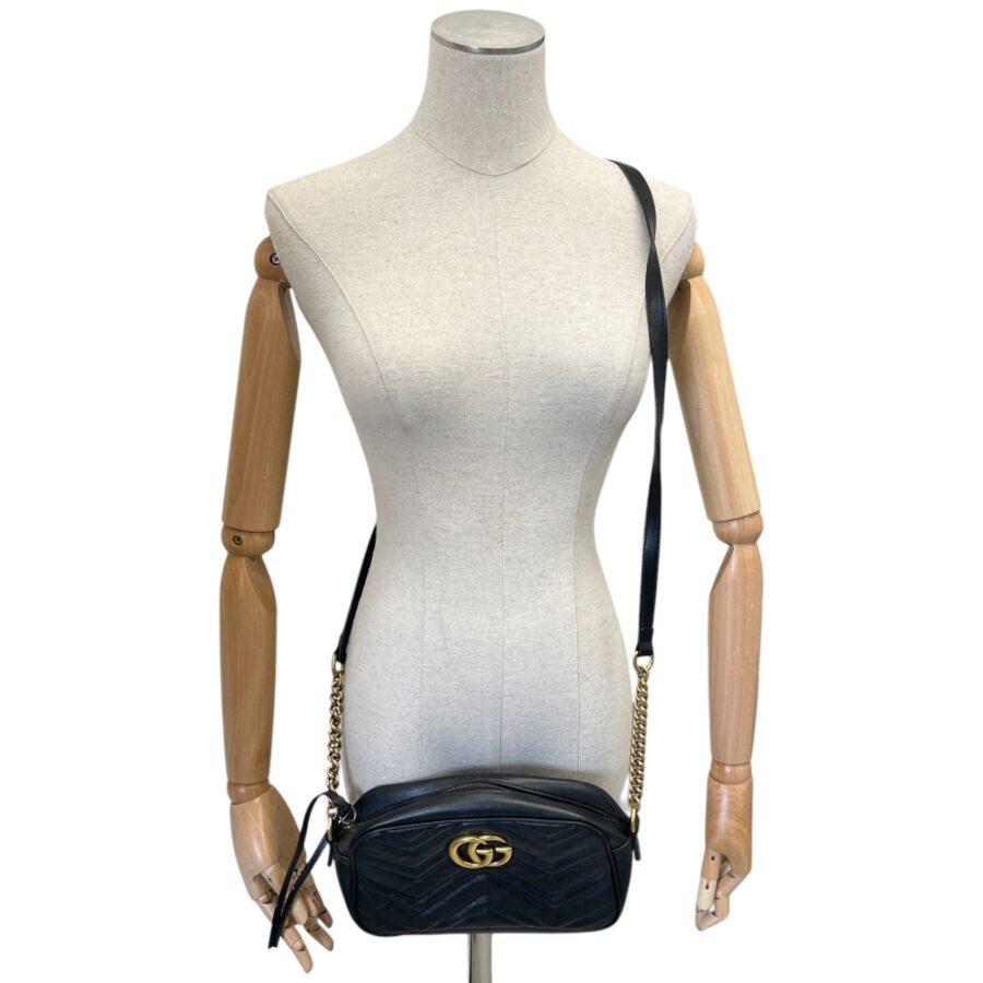 Women's Gg Marmont Small Camera Bag Black | Studio Nafay