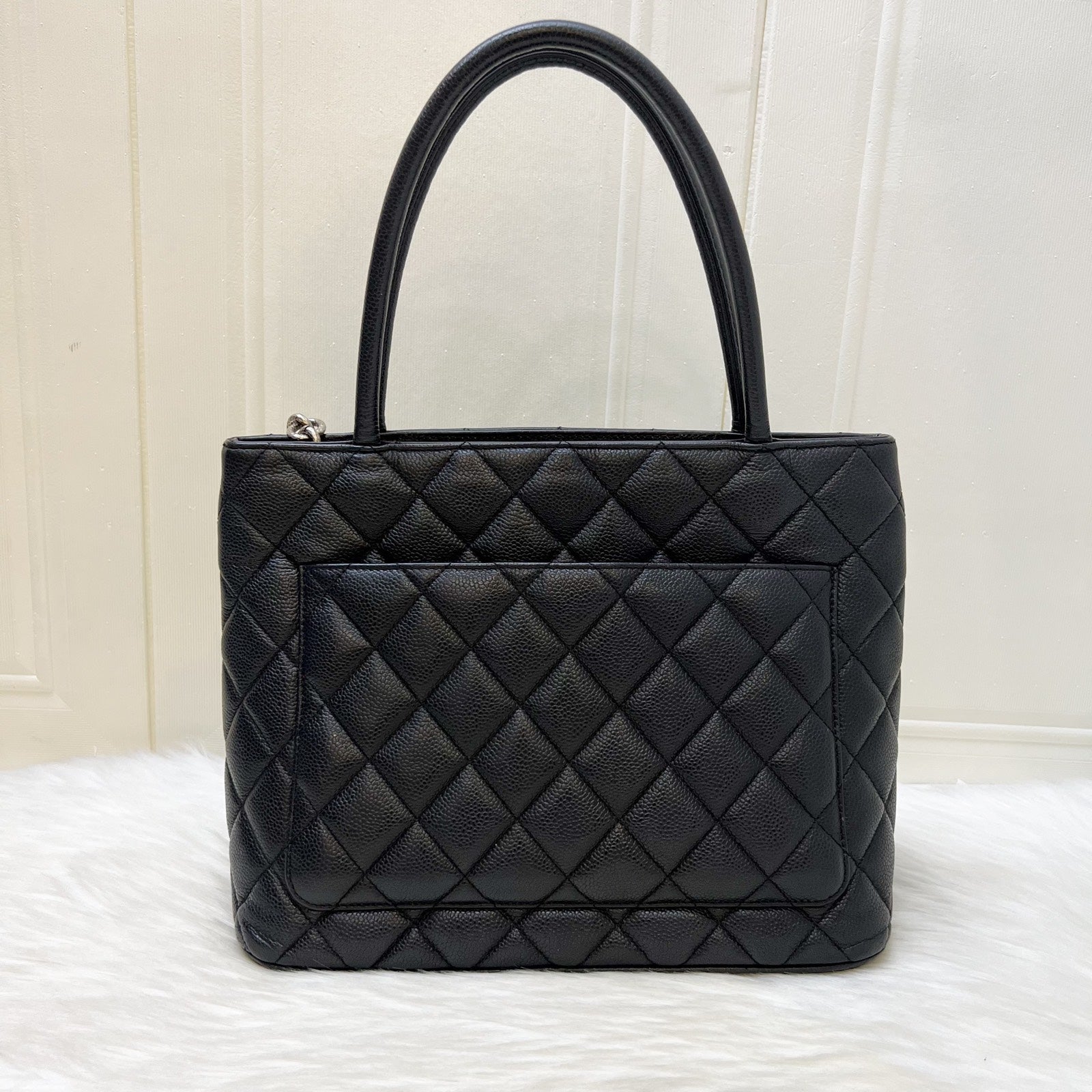 Chanel Medallion Tote in Black Caviar and SHW