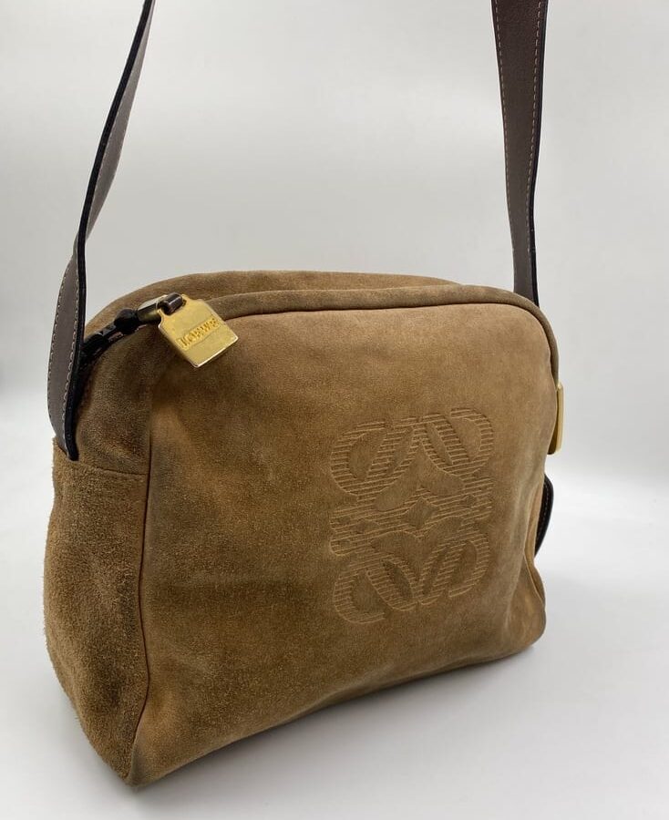 Loewe Suede Crossbody Bag | Studio Nafay