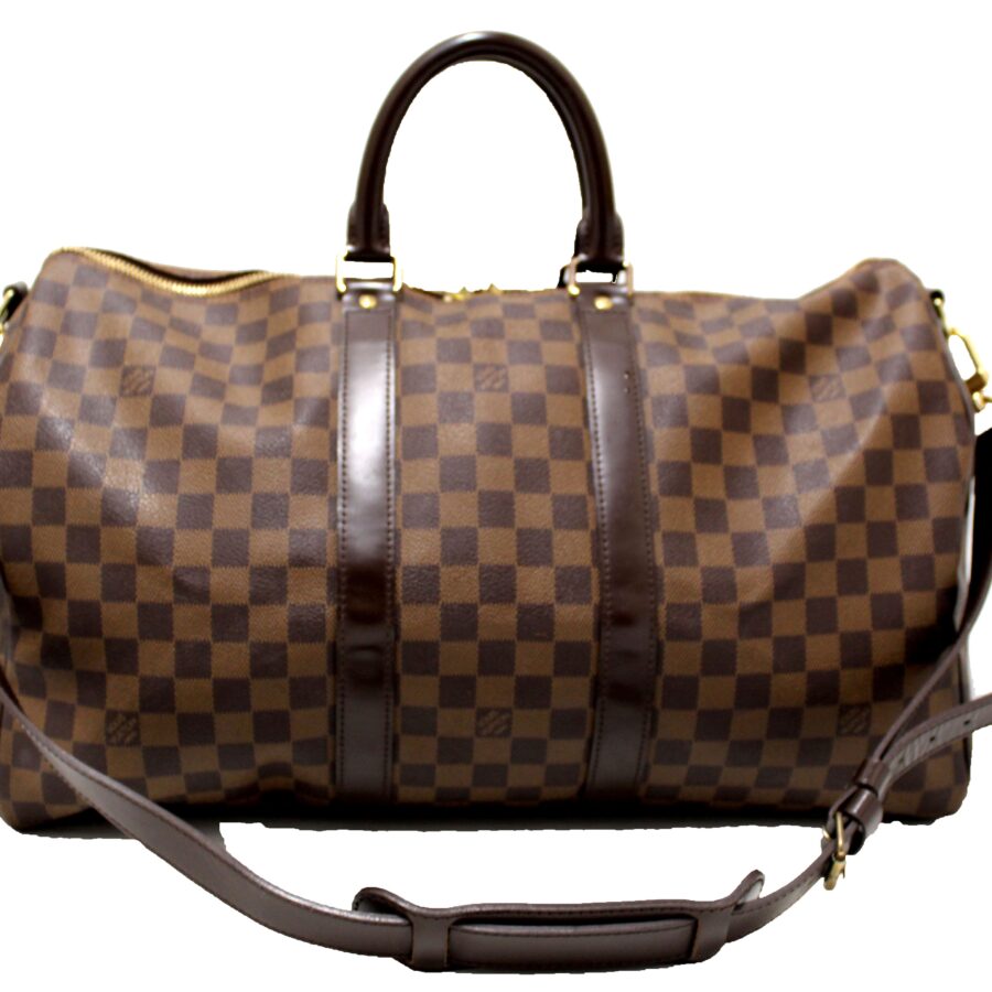 Louis Vuitton Damier Ebene Keepall Bandouliere 45 Travel Bag | Studio Nafay