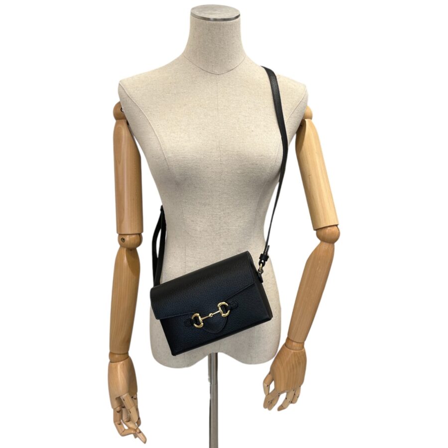 Women's Gucci Horsebit Mini Bag Black | Studio Nafay