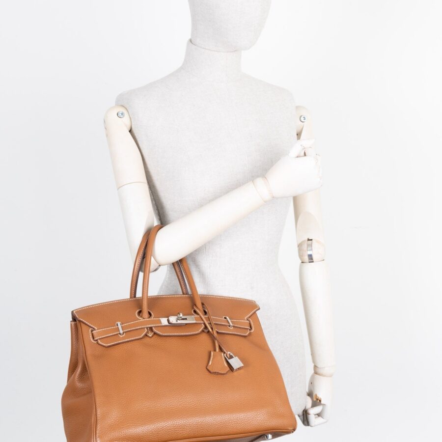 HERMÈS Birkin 35 Clemence Gold | Studio Nafay