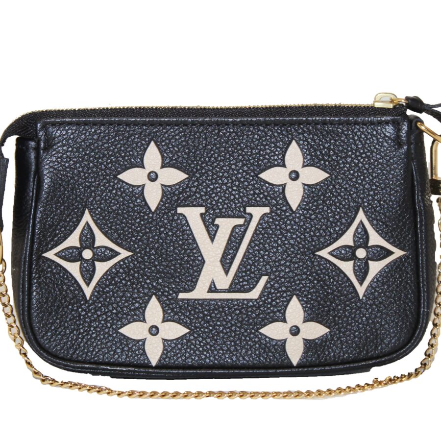 Louis Vuitton Bicolor Monogram Empreinte Leather Mini Pochette Accessoires | Studio Nafay