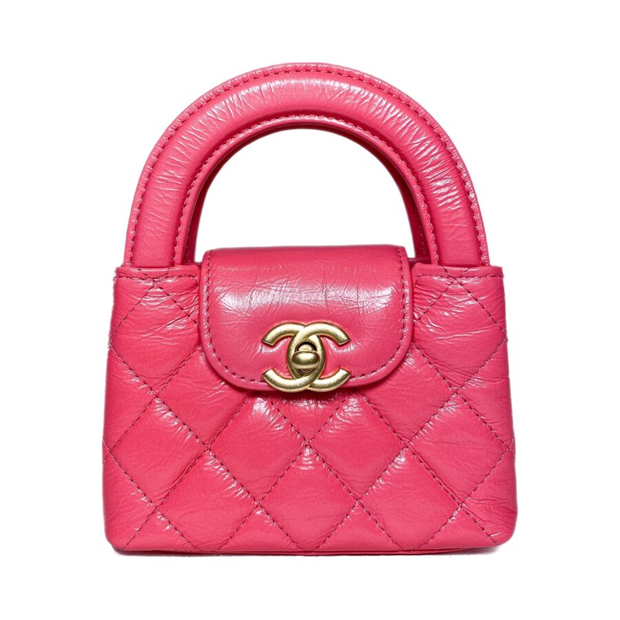 Chanel Hot Pink Mini Nano Kelly Top Handle | Studio Nafay