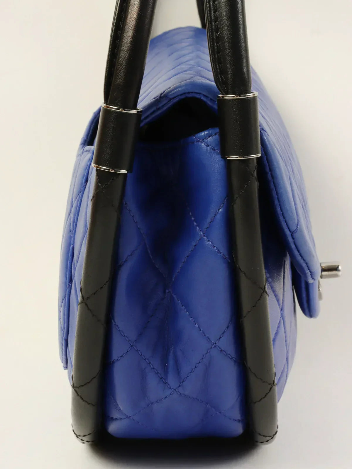 Chanel Around Made Hula Hoop Top Handle Bag Blue/Black