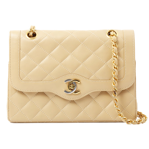 Chanel Flap Beige Shoulder Bag | Studio Nafay