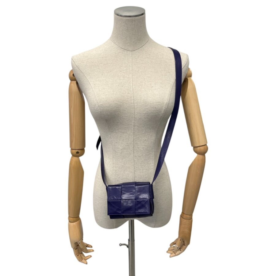 Women's Cassette Mini Intrecciato Bag Purple | Studio Nafay