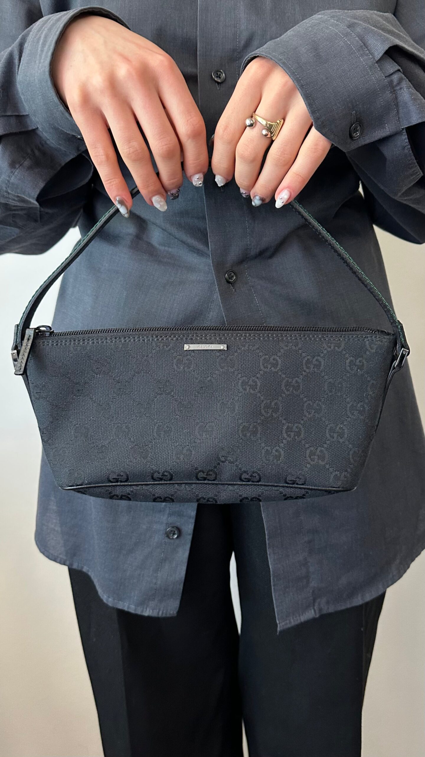 GUCCI GG Pochette Black
