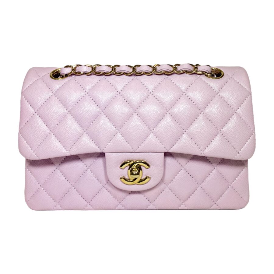 Chanel Lilac Small Classic Double Flap Bag | Studio Nafay