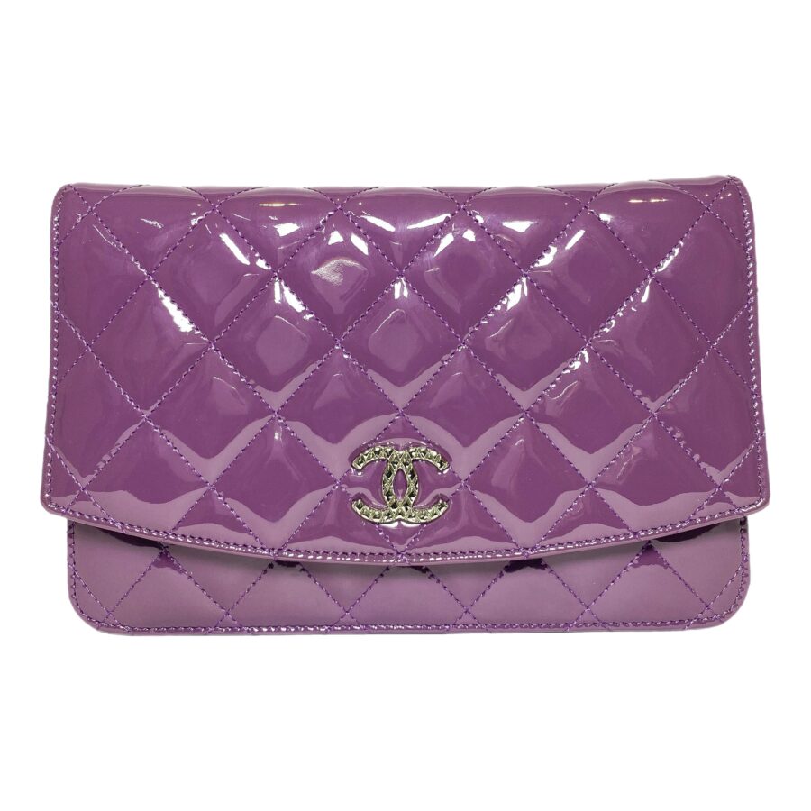 Chanel Violet Brilliant Wallet on Chain | Studio Nafay