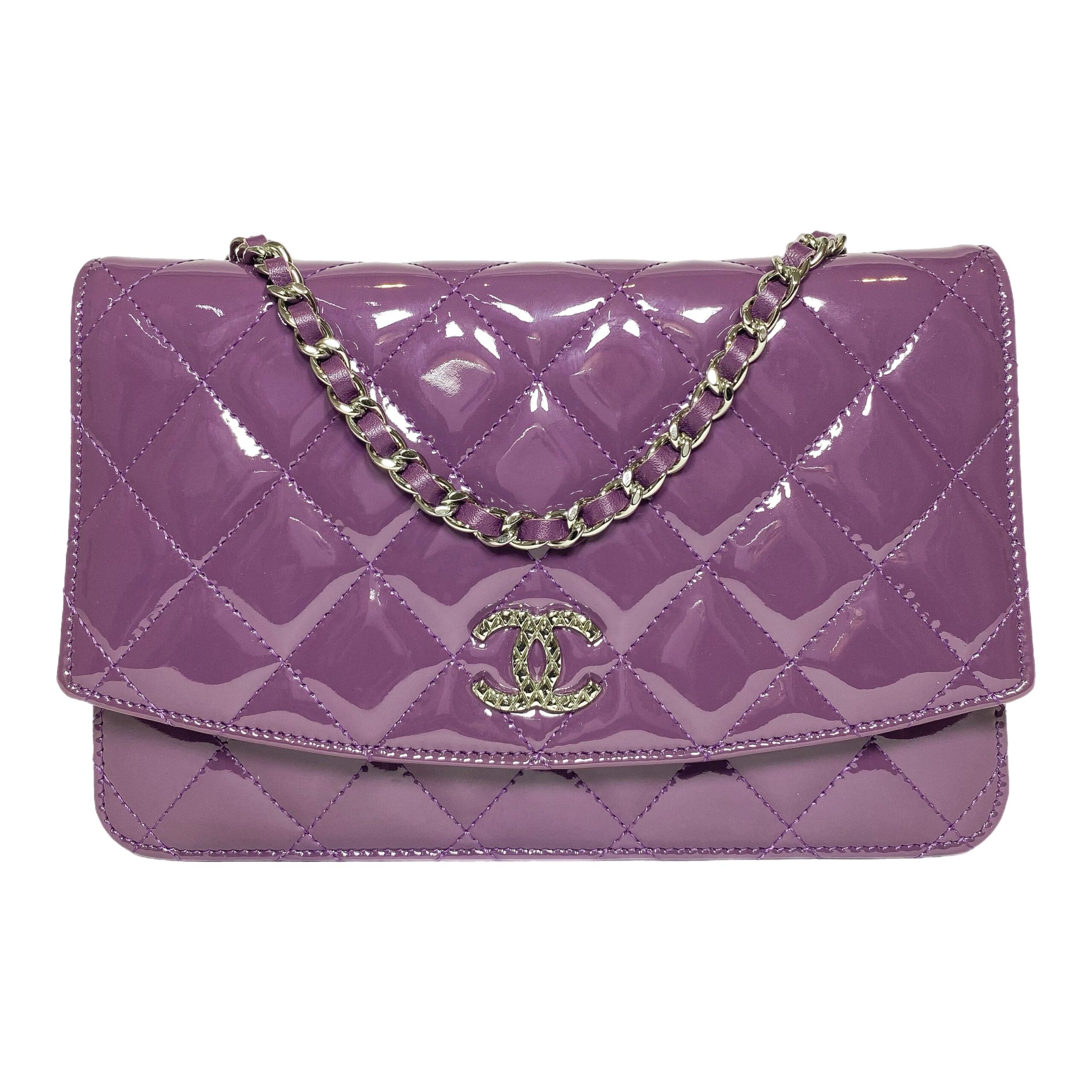 Chanel Violet Brilliant Wallet on Chain - Product Image 2