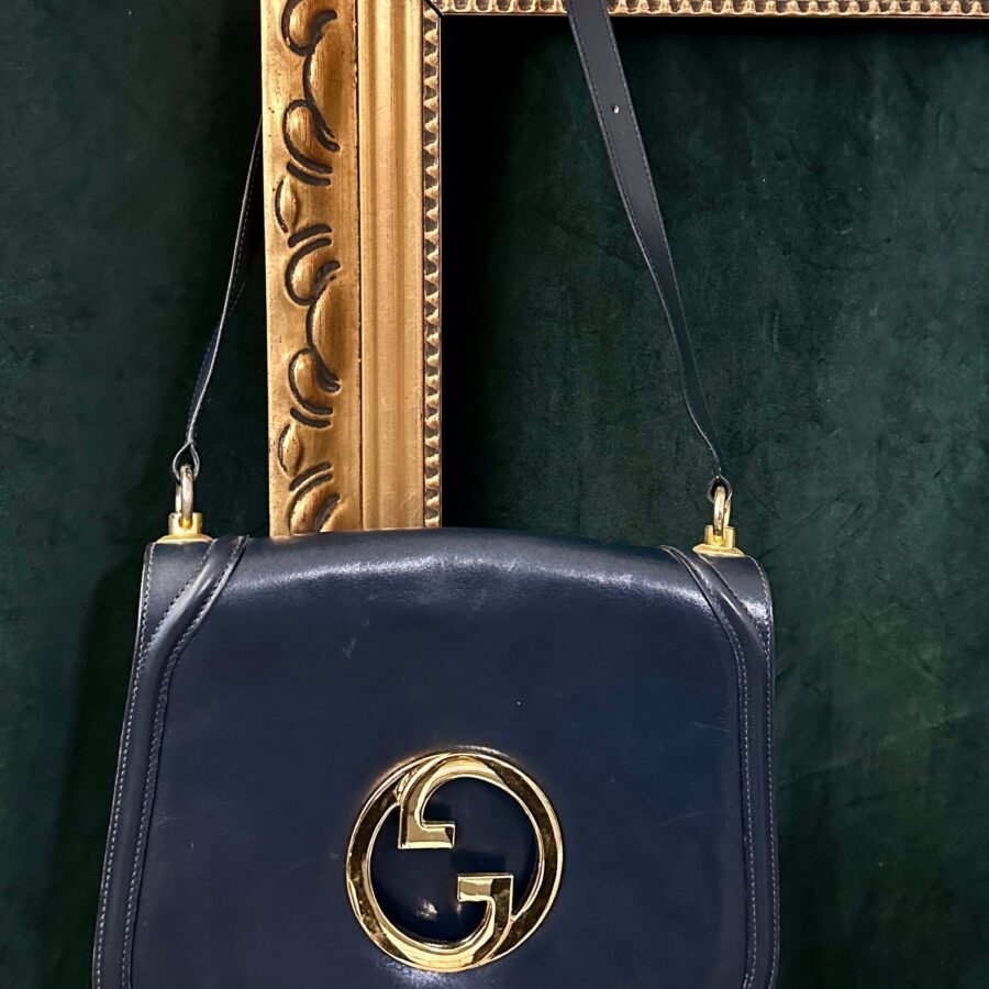 GUCCI Blondie Flap Bag Blue | Studio Nafay
