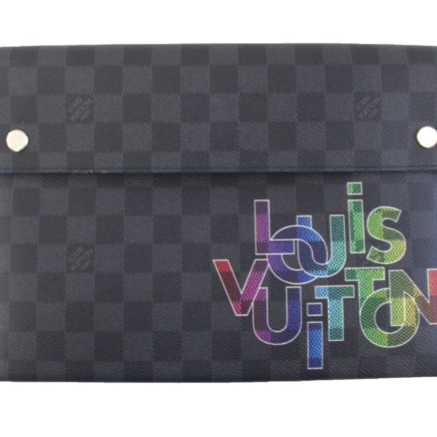Louis Vuitton Damier Graphite Canvas Alpha GM Pochette | Studio Nafay