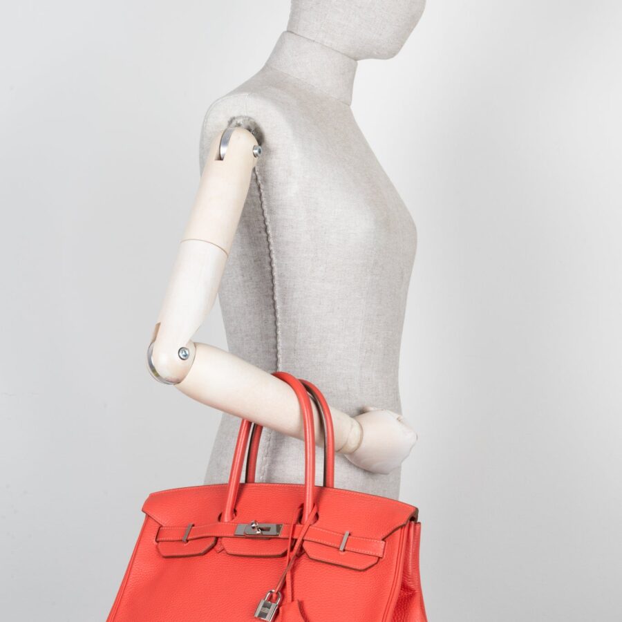 HERMÈS Birkin 35 Clemence Rose Texas | Studio Nafay
