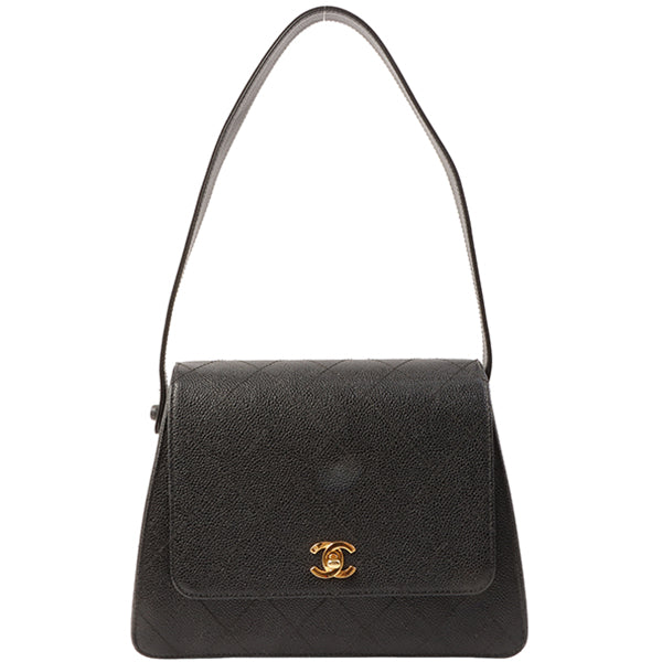 Chanel Caviar Black Shoulder Bag