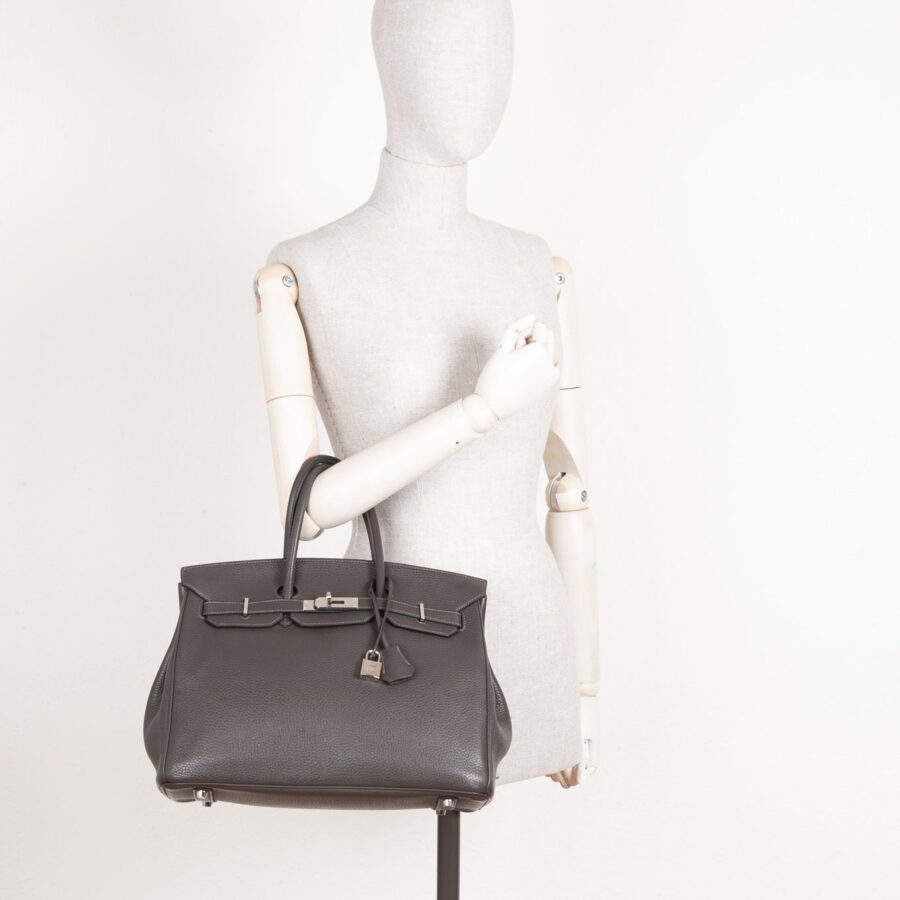 HERMÈS Birkin 35 Clemence Graphite | Studio Nafay