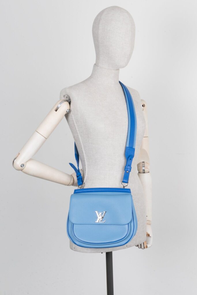 LV Taurillon Marceau Crossbody Bag Leather Blue - Product Image 2