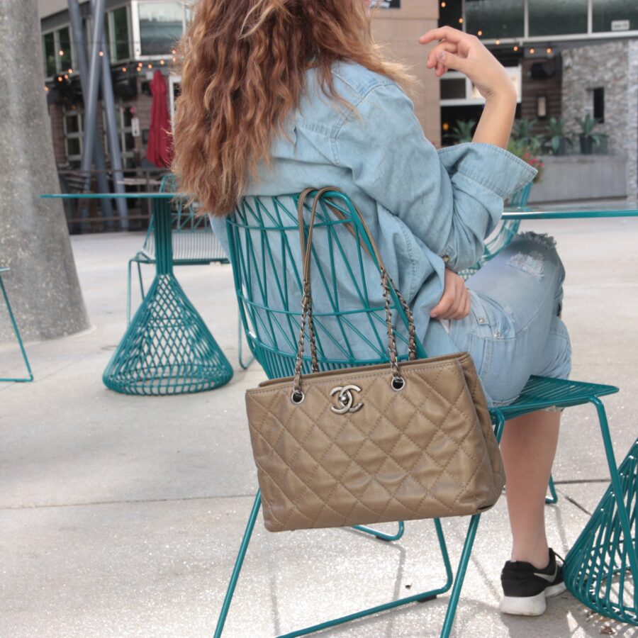 Chanel 14B CC Large Zip Shopper Chain Tote | Studio Nafay