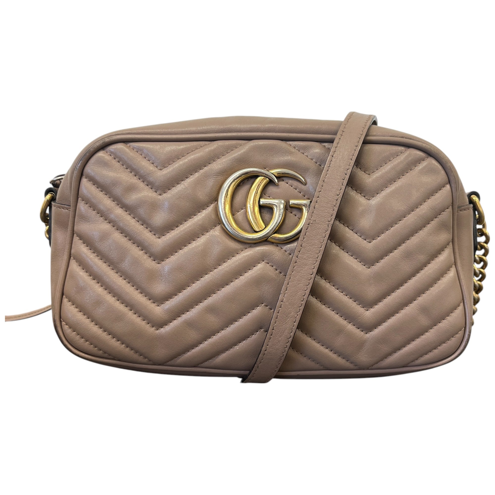 Women’s Gg Marmont Small Camera Bag Nude
