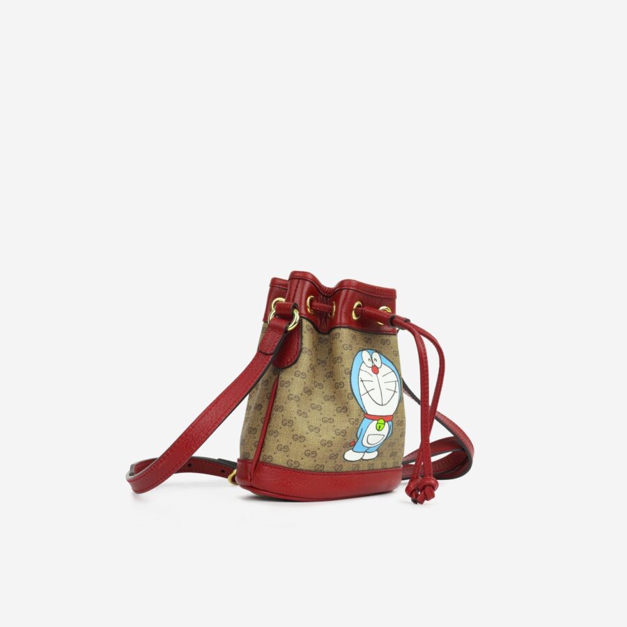 Gucci Mini Supreme Bucket Bag - Doraemon Canvas | Studio Nafay