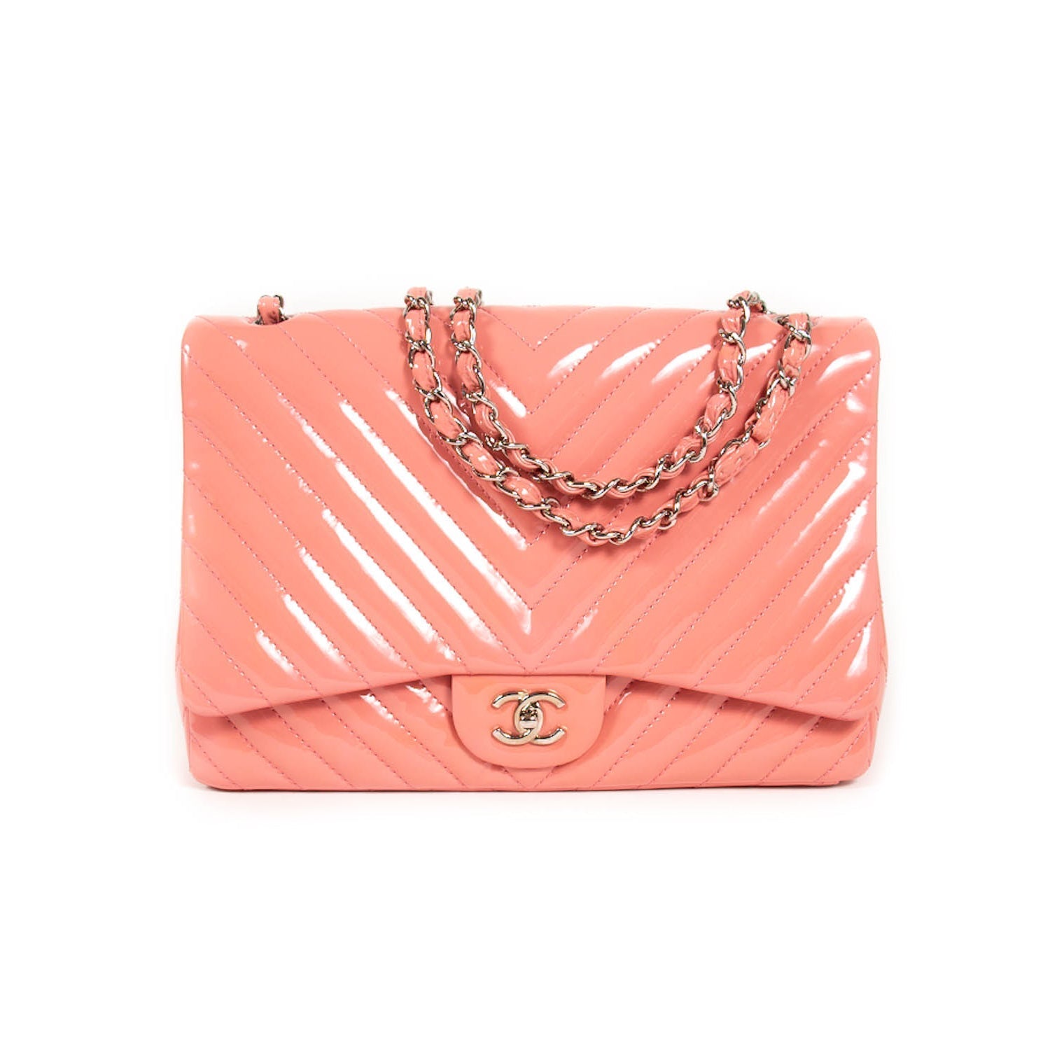Chanel Classic Chevron Maxi Flap Bag | Studio Nafay
