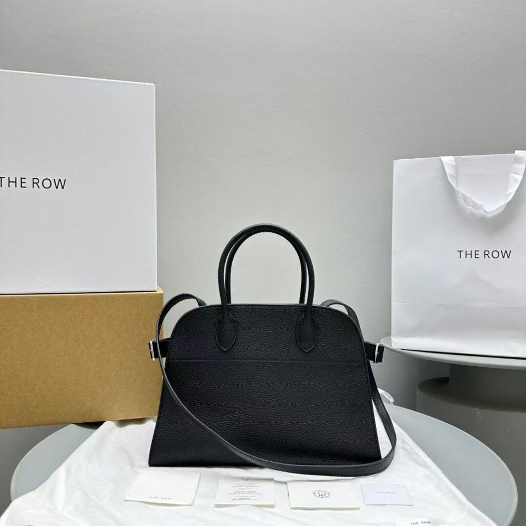 The Row Margaux 32cm Black Grained Calfskin - Product Image 2