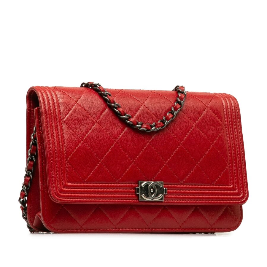 Chanel Wallet On Chain Lambskin Crossbody Bag Style 3 | Studio Nafay
