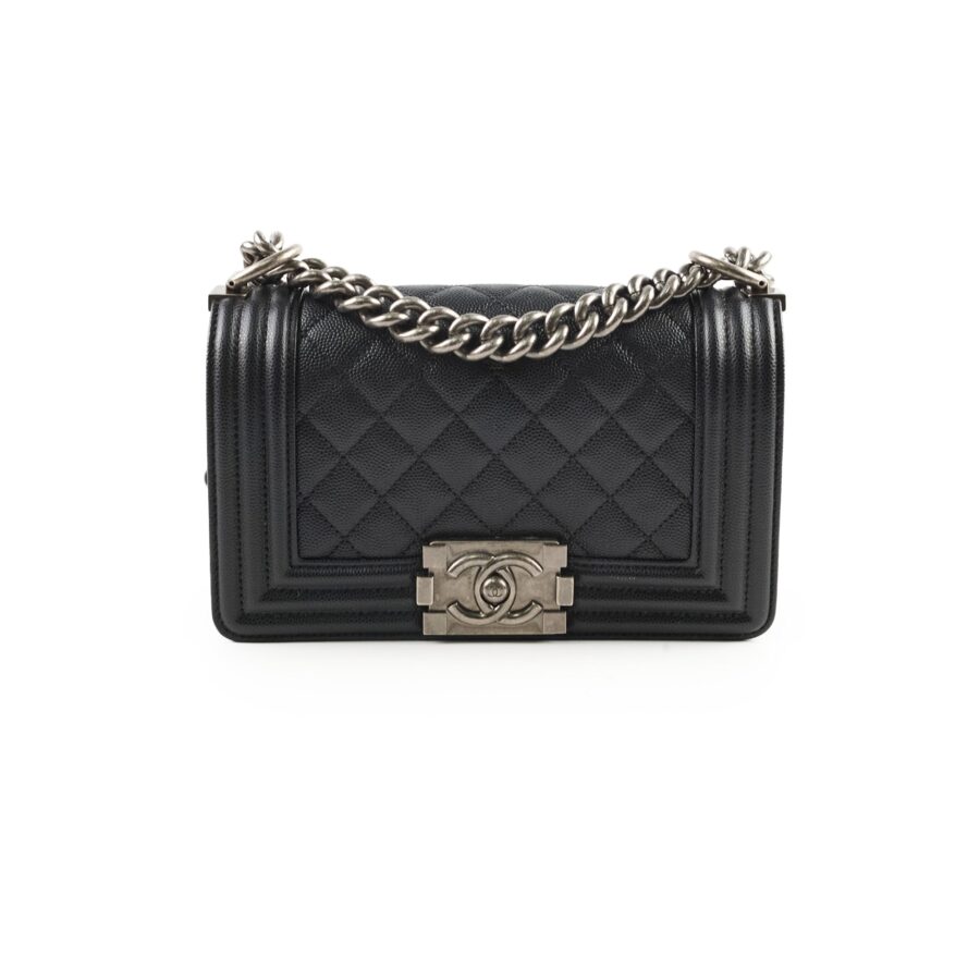 Chanel Caviar Small Boy Black Series 30 | Studio Nafay
