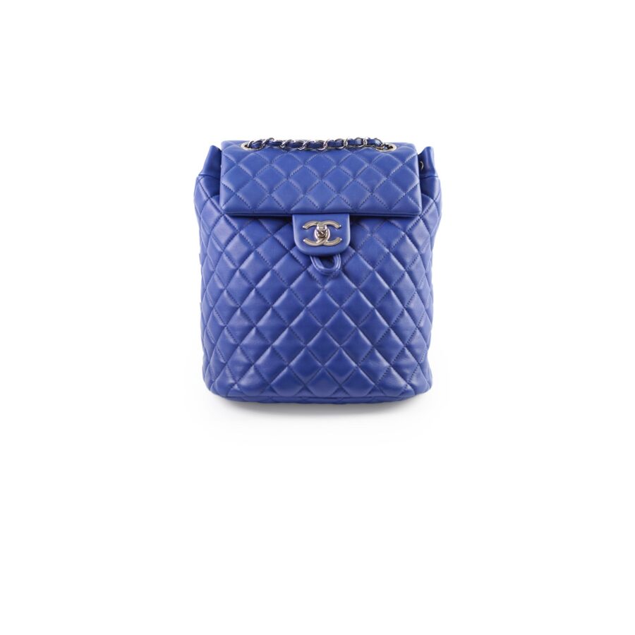 Chanel Backpack Royal Blue Lambskin (22 Series) | Studio Nafay