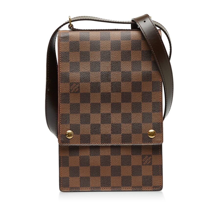 LOUIS VUITTON Damier Ebene Portobello Crossbody Bag | Studio Nafay